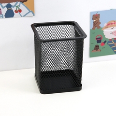 Ly cắm bút sắt vuông lưới 804 - màu đen (1T*8H*12C)