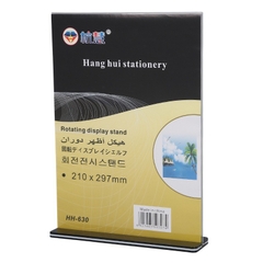 Khung thực đơn trắng đế đen A4 - 630 (1T*4H*20C)