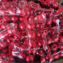 Châu bịch 6cm màu đỏ (1T*120B*6C) - bịch 6 trái