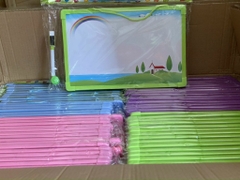 Bảng 2 mặt  có dây kèm bút + nam châm (1T*120C)