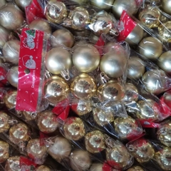 Châu bịch 4cm màu vàng (1T*400B*6C) - bịch 6 trái