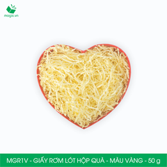 Giấy bỏ hộp quà - giấy thường - màu vàng (1T*25KG)