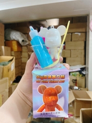 Đồ chơi đổ màu gấu bearick, thiết kế làm móc chìa khoá ( 1T*360B )
