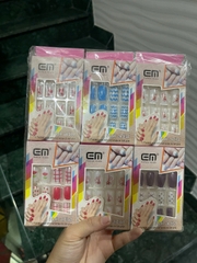 Móng tay bộ - 12 móng vuông + keo - JP19610 ( 1T*60L*12B )