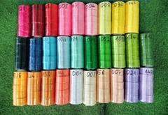 Ruy băng vải lụa 4cm màu xanh dương