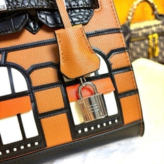 K6_Túi Xách Nữ Da Thật Birkin Ô Cửa sổ Đẳng Cấp Kích Thước 25cm - HuynhBi