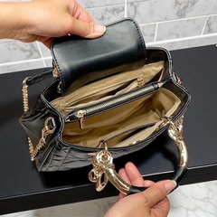 O9_(Có Hộp)Túi Xách Da Bò Dập Ô Trám, size 24cm HuynhBi LuxuryBag