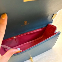 L7_Túi Xách Đi Tiệc Nữ HUYNBI-D62 Da Bò Họa Tiết Sang Trọng Kích Thước 25cm Bag Kem Da Hoa túi  xách