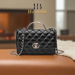 HuynhBi Q4_Túi Xách Nữ Da Cừu Thật, Phong Cách Tiểu Thư Đi Tiệc Sang Chảnh, Có Hộp Cao Cấp Làm Quà Tặng