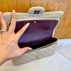 N8_Túi Đeo Vai Clasic Da Bò Caviar, Túi Đi Tiệc Đẳng Cấp Size 23cm HuynhBi