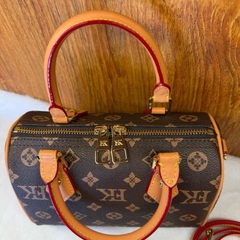 N2_Túi Trống Nữ Nữ , Da Bò Thật, Kích thước 20cm ( Ảnh Thật ) túi mang du lịch