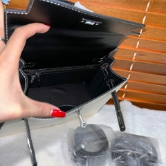 K5_Túi Xách Đi Tiệc Nữ Kelly Da Bò Thật size 25cm Khóa Bạc KÈM HỘP- HUỲNH BI Luxury Bag Kem