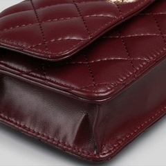 N6_Túi Đeo Chéo Nữ Đi Tiệc, Chất liệu Da Cừu Thật, Kích thước 20 x 14 x 6, Có Hộp Cao Cấp
