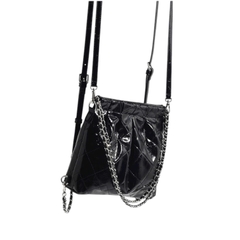 Q10_Túi Đeo Vai Bucket Chất Liệu Da Bò Phong Cách