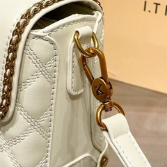 O6_Túi Cốp Nữ Da Bò Thật Trần Hoạ Tiết, Khoá Đồng Không Gỉ, Kích thước 22cm - HuynhBi