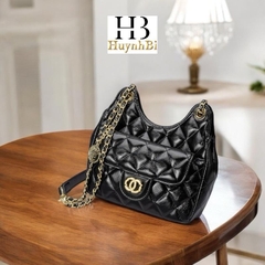 C9_Túi Đeo Vai Đeo Chéo Nữ Chất Liệu Da Cừu Sáp Dầu Thật, Khóa Đồng Không Gỉ, Phong Cách Trẻ Trung Thanh Lịch (CÓ HỘP) - HUỲNH BI Luxury Bag