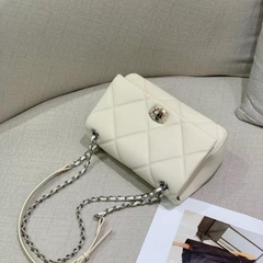 P3_Túi Đeo Vai Nữ Da Bò Nhập Khẩu, Khoá Đính Đá Kích Thước 24cm Kèm Hộp-HuynhBi