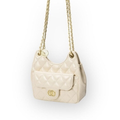 C9_Túi Đeo Vai Đeo Chéo Nữ Chất Liệu Da Cừu Sáp Dầu Thật, Khóa Đồng Không Gỉ, Phong Cách Trẻ Trung Thanh Lịch (CÓ HỘP) - HUỲNH BI Luxury Bag