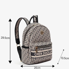 Balo Da Thật, Đựng vừa Laptop 11in,Kích Thước 29.5x26x13.5 Kem Đeo Vai Backpack Balo Du Lịch