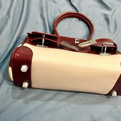 Túi Birkin Da Bò Thật, Nắp Viền Da Thằn Lằn, Kích thước 30cm Dành cho Nữ Đi Tiệc