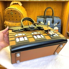 K6_Túi Xách Nữ Da Thật Birkin Ô Cửa sổ Đẳng Cấp Kích Thước 25cm - HuynhBi