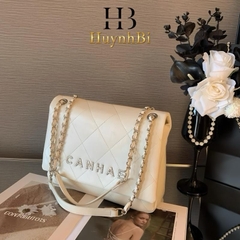 P8_Túi Đeo Vai Da Bê Thật, 5 Ngăn, Kích thước 27cm Nữ HuynhBi Sang Trọng