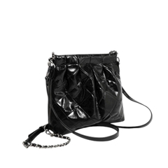 Q10_Túi Đeo Vai Bucket Chất Liệu Da Bò Phong Cách