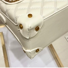 O6_Túi Cốp Nữ Da Bò Thật Trần Hoạ Tiết, Khoá Đồng Không Gỉ, Kích thước 22cm - HuynhBi