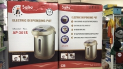Bình thủy điện Saiko AP-301S - 3.0 lít, 750W