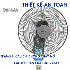 Quạt treo tường Chinghai W615 A3