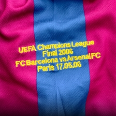 ÁO BÓNG ĐÁ BARCELONA 2005/06 SÂN NHÀ DÀI TAY CHUNG KẾT CHAMPIONS LEAGUE