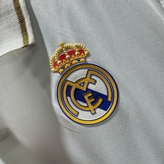 ÁO BÓNG ĐÁ REAL MADRID 2011/12 SÂN NHÀ (In ấn note vào ghi chú đơn hàng, tên số 70k, patch C1 60K)
