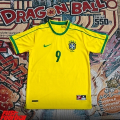 ÁO BÓNG ĐÁ ĐỘI TUYỂN BRAZIL 1998 SÂN NHÀ RONALDO #9