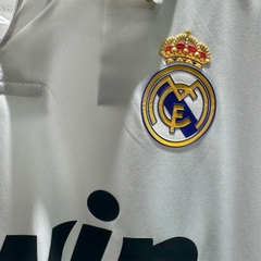ÁO BÓNG ĐÁ REAL MADRID 2011/12 SÂN NHÀ (In ấn note vào ghi chú đơn hàng, tên số 70k, patch C1 60K)