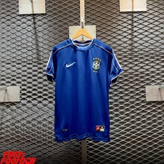 ÁO BÓNG ĐÁ ĐỘI TUYỂN BRAZIL 1998 SÂN KHÁCH