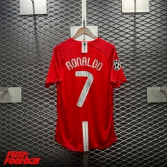 ÁO BÓNG ĐÁ MANCHESTER UNITED 2007/08 SÂN NHÀ CHUNG KẾT CHAMPIONS LEAGUE RONALDO #7