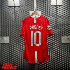 ÁO BÓNG ĐÁ MANCHESTER UNITED 2007/08 SÂN NHÀ CHUNG KẾT CHAMPIONS LEAGUE ROONEY #10