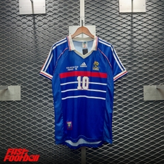 ÁO BÓNG ĐÁ ĐỘI TUYỂN PHÁP 1998 SÂN NHÀ ZIDANE #10