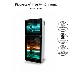 TỦ SẤY TIỆT TRÙNG RANOX 138L CAO CẤP