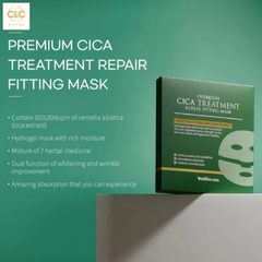 Mặt nạ Thạch Rau Má Wellderma Cica Treatment Repair Treatment Mask 25ml - 1 Hộp 4 Mặt nạ