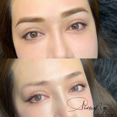 Combo xoá sữa chân mài  + phun omber