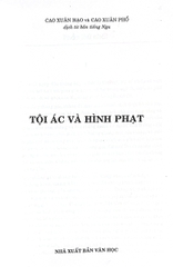 Tội ác và hình phạt