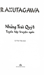 Những trái quýt - Tuyển tập truyện ngắn Akutagawa