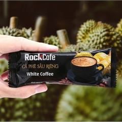 Cà Phê Sầu Riêng Rockcafe Vị Cafe Sữa Đậm Đà – Cà Phê Hòa Tan Bịch 30 Gói x 20g, Hương Vị Độc Đáo Tiện Lợi