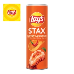 Snack Khoai tây tự nhiên Lay's Stax đủ vị lon 100g