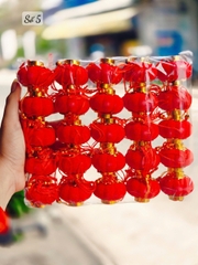 Đèn Lồng Đỏ Vải Nhung Trang Trí Tết 2026, Tiểu Cảnh Ngoài Trời đa dạng kích thước