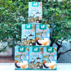 [Hộp 10 Gói] Cafe Dừa Hòa Tan No1 200g - Cà Phê Cốt Dừa Thơm Béo, Đậm Vị "Rất Gu"