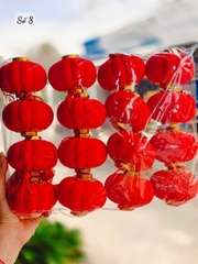 Đèn Lồng Đỏ Vải Nhung Trang Trí Tết 2026, Tiểu Cảnh Ngoài Trời đa dạng kích thước