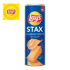 Snack Khoai tây tự nhiên Lay's Stax đủ vị lon 100g