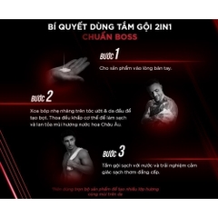 Combo Tắm Gội X-Men for Boss Intense 2IN1 650g và Dầu gội Intense 150g